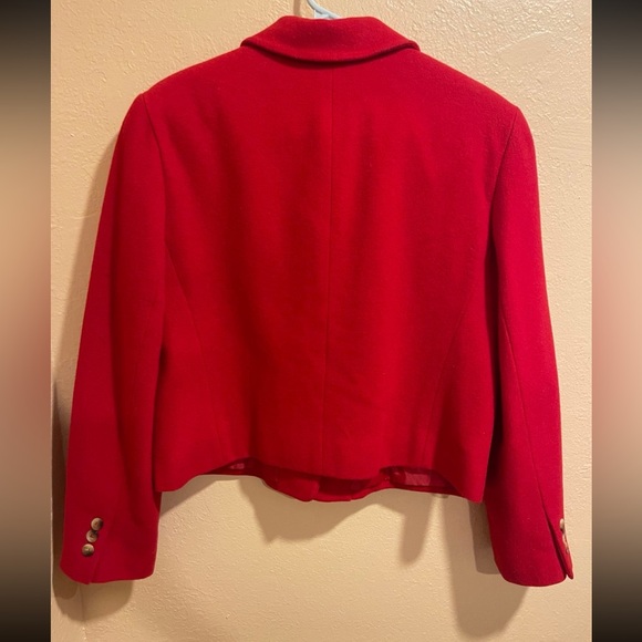 Harve Benard by Benard Holtzman Red Vintage Blazer size Large - Picture 3 of 6